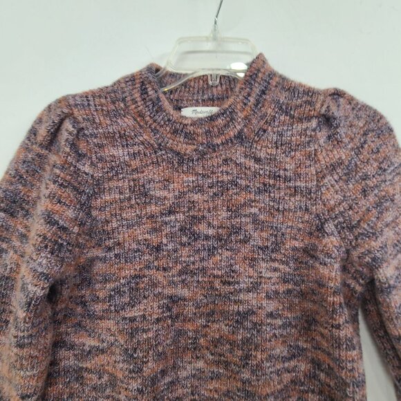 Madewell Space-Dyed Eaton Puff-Sleeve Pullover Sweater  Size XS - Picture 3 of 12